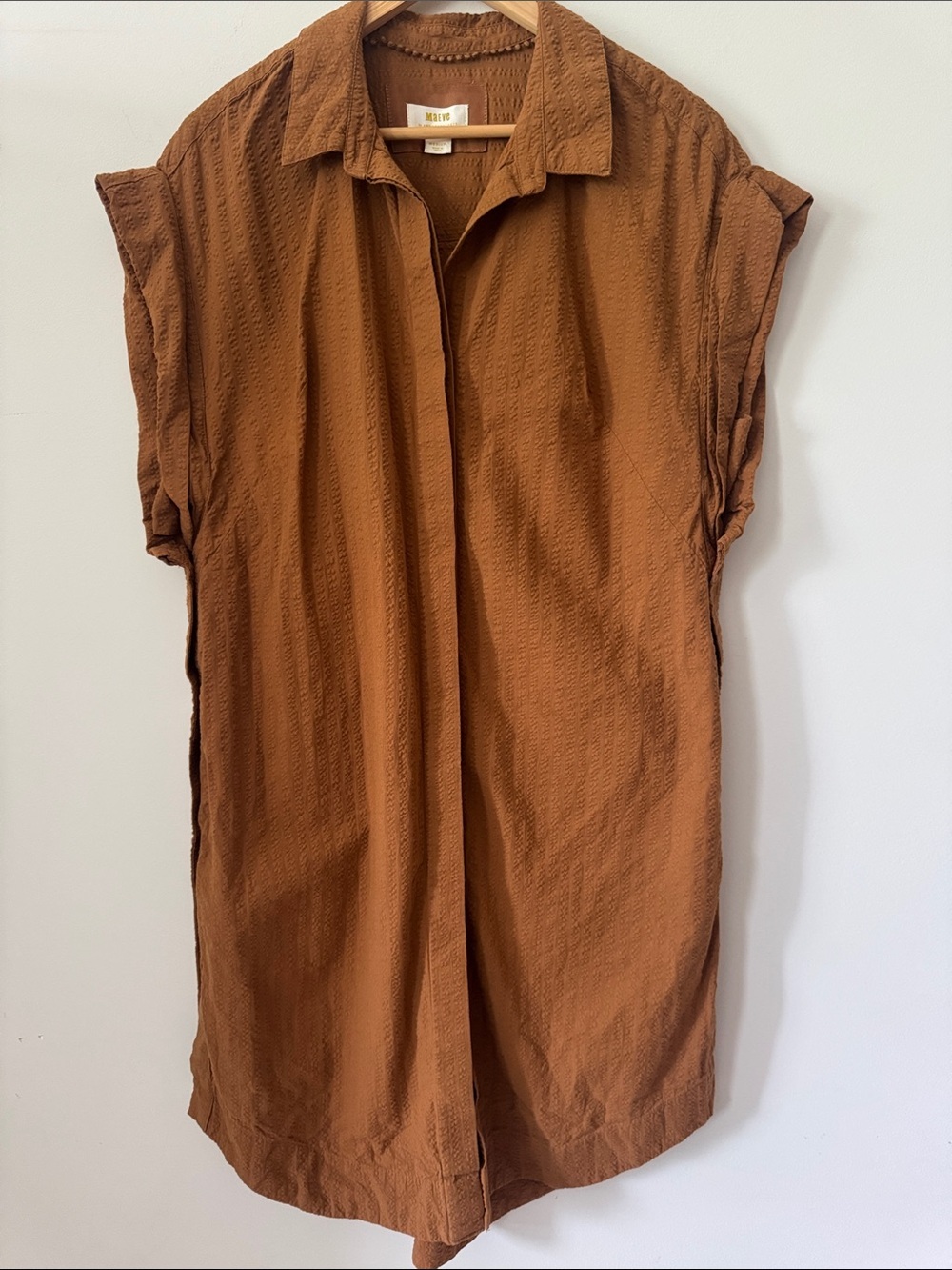 Anthropologie Maeve Side-Slit Relaxed Tunic Dress Size M - Picture 2 of 8